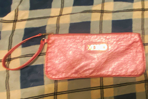 Xoxo pink metallic wristlet - xoxo,