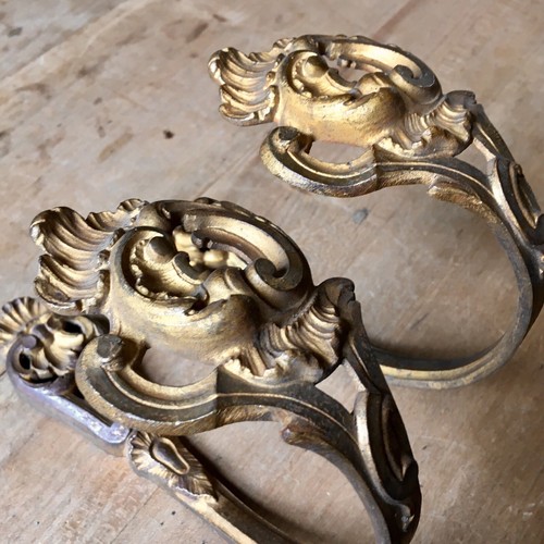 Antique curtain tie - antique, backs