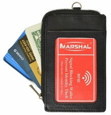 RFID Blocking Genuine Leather