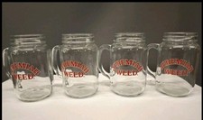 x4 16oz  Jam Jar Glasses