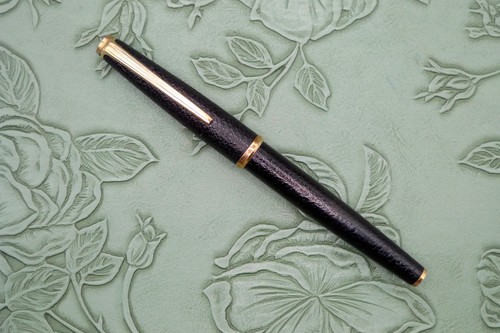 Vintage platinum black leather - platinum,