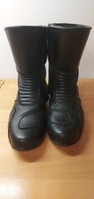 SPADA Black Motorcycle Boots Size 10 GREAT CONDITION SEE PICS