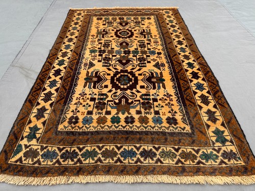 3x4 handmade afghan baluchi - 3x4,