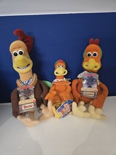 Chicken Run Plush Lot of 3 2x