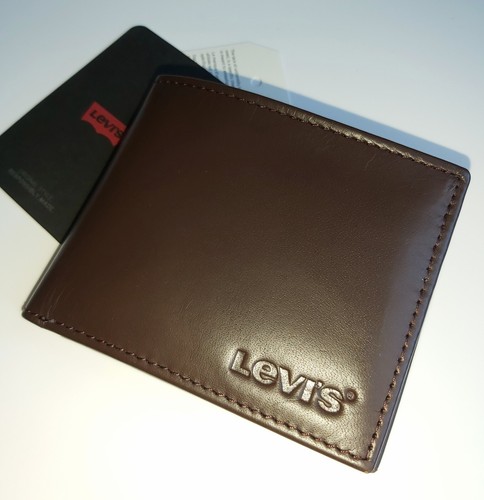Levi brown leather - leather, billfold