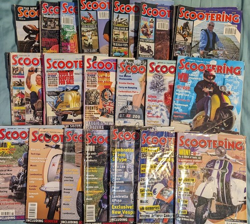 Scootering magazine back - magazine,