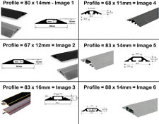 Rubber Cable Floor Cover Protector Trunking Various Profile Lengths & Colours