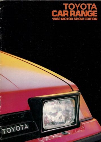 Toyota range 1982 uk - range, 1982-83