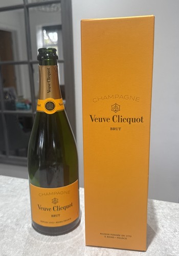 Veuve clicquot empty champagne - veuve,