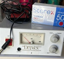Small short wave epilation machine with foot switch and new box of Needles
