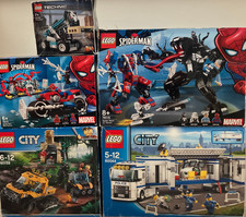 6 SETS Giant Lego Bundle!  SPIDER-MAN, TECHNIC, and Lego CITY sets ALL IN 1!