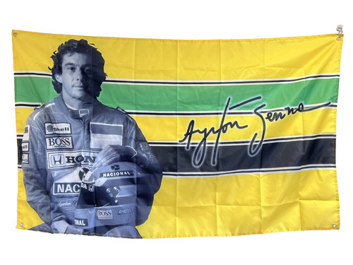 Ayrton senna legend flag - senna,