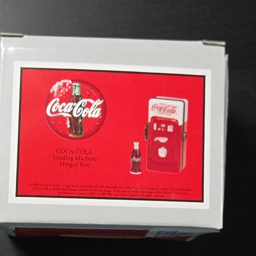 1999 coca cola trinket box - coca-cola,