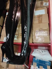Latex Rubber Over Knee Boots Black 42 43 44 45 46 47 Bolingier Poland