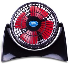 Prem-i-Air Deluxe Retro 5 USB Fan 2 Speed Ultra Quiet Desk Cars Trucks Fan