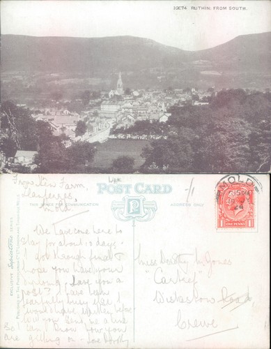Ruthin from south the - from,