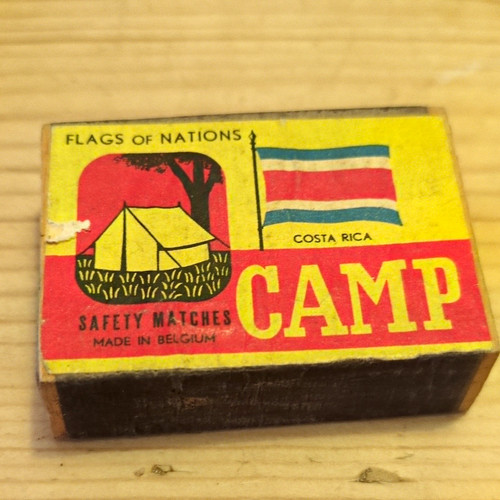 Vintage camp safety matches - ​vintage,