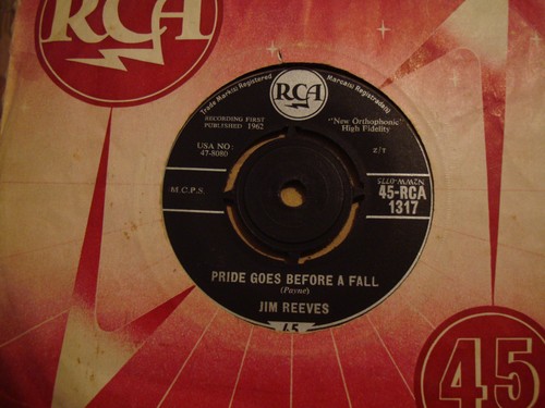 Jim reeves pride goes before - pride,