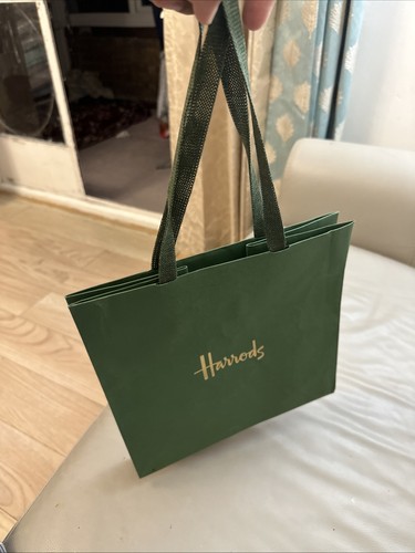 Harrods green gift - harrods, bag
