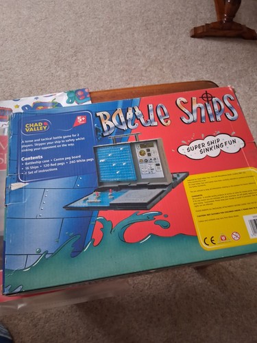 Vintage game battle ships - of,