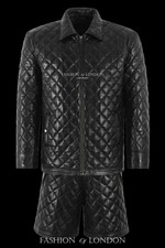 Men’s Quilted Leather Jacket