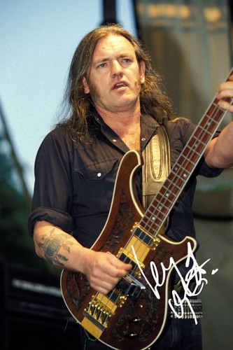 Lemmy kilmister signed - lemmy,