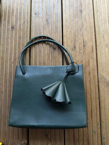 Zara dark green tote - green, bag