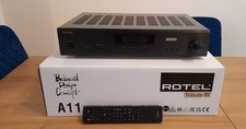Rotel A11 Tribute Integrated Amplifier Black Tuned by audio legend, Ken Ishiwata