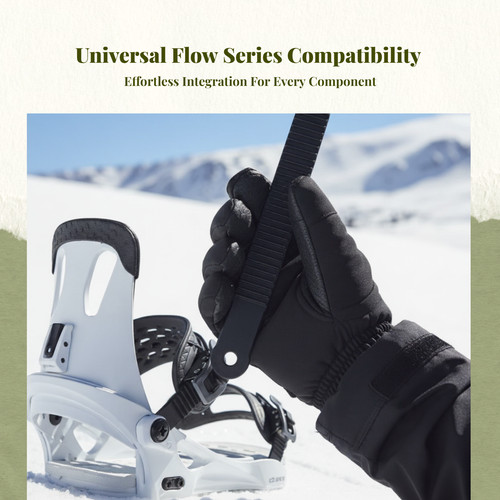 Snowboard binding strap black - snowboard,