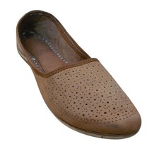 Shoes Indian Handmade Leather Men Jutties Mojaries Jutti Flat Khussa UK 6.5