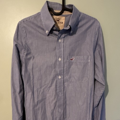 Hollister blue white striped - hollister,