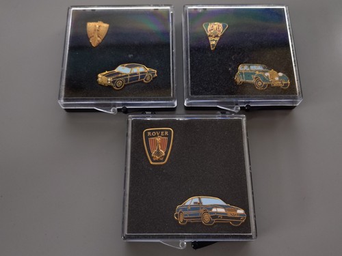 Rare 1990 rover cars pin - cars,