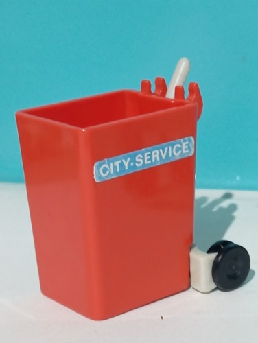 Playmobil old red container - playmobil,