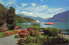Postcard Switzerland Garden