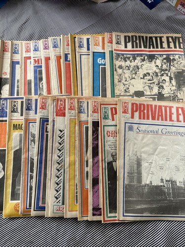 Private eye magazines 1985 - private,