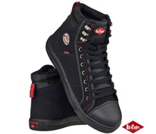 Mens Ladies Lee Cooper Ankle High Lace Up Safety Steel Toe Cap Trainers Boots