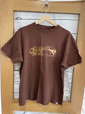 Gul Sixty Seven VW Camper Van Brown Retro Skater 90s Crew Neck T Shirt Large