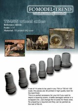 FC MODEL TREND 35443, T54/55 axles Suitable for all brands kit, 3d printed, 1/35