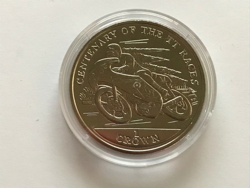 Isle man one crown - of,