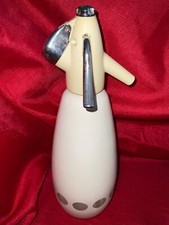 Vintage BOC Soda Syphon Cream White Made England Rare Collectible Retro untested