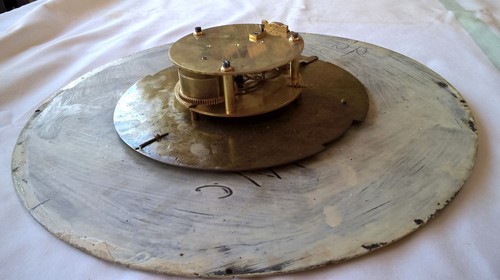 Clock movement with platform - clock,