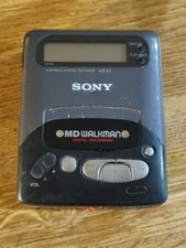 SONY MZ-R2 Portable Minidisc Recorder - Complete with Battery - FREE P&P