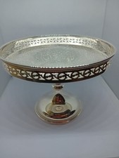 Barker Ellis Pedestal Bowl Silver Plated