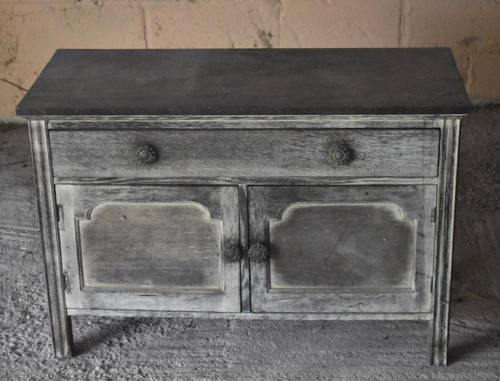 Antique oak sideboard rustic - oak,