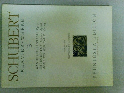 Schubert piano works - piano,