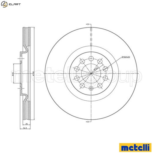 Brake disc 1515c for - disc,