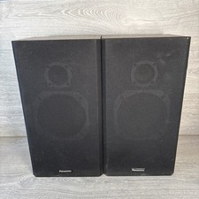 Panasonic SB322 MH Speakers Pair Brown Wooden Large Wired Vintage