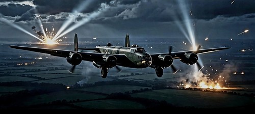 Ww2 lancaster bomber a - ww2,