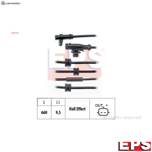 Wheel speed sensor 960 126 - wheel,
