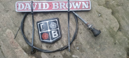 David brown vintage tractor - brown,
